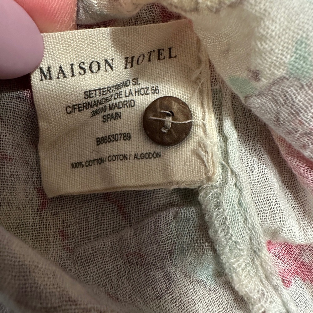 Maison Hotel Giorgia Blouse Candy Roses, Luxury Cottage Boho Romantic Career XL - Picture 9 of 12